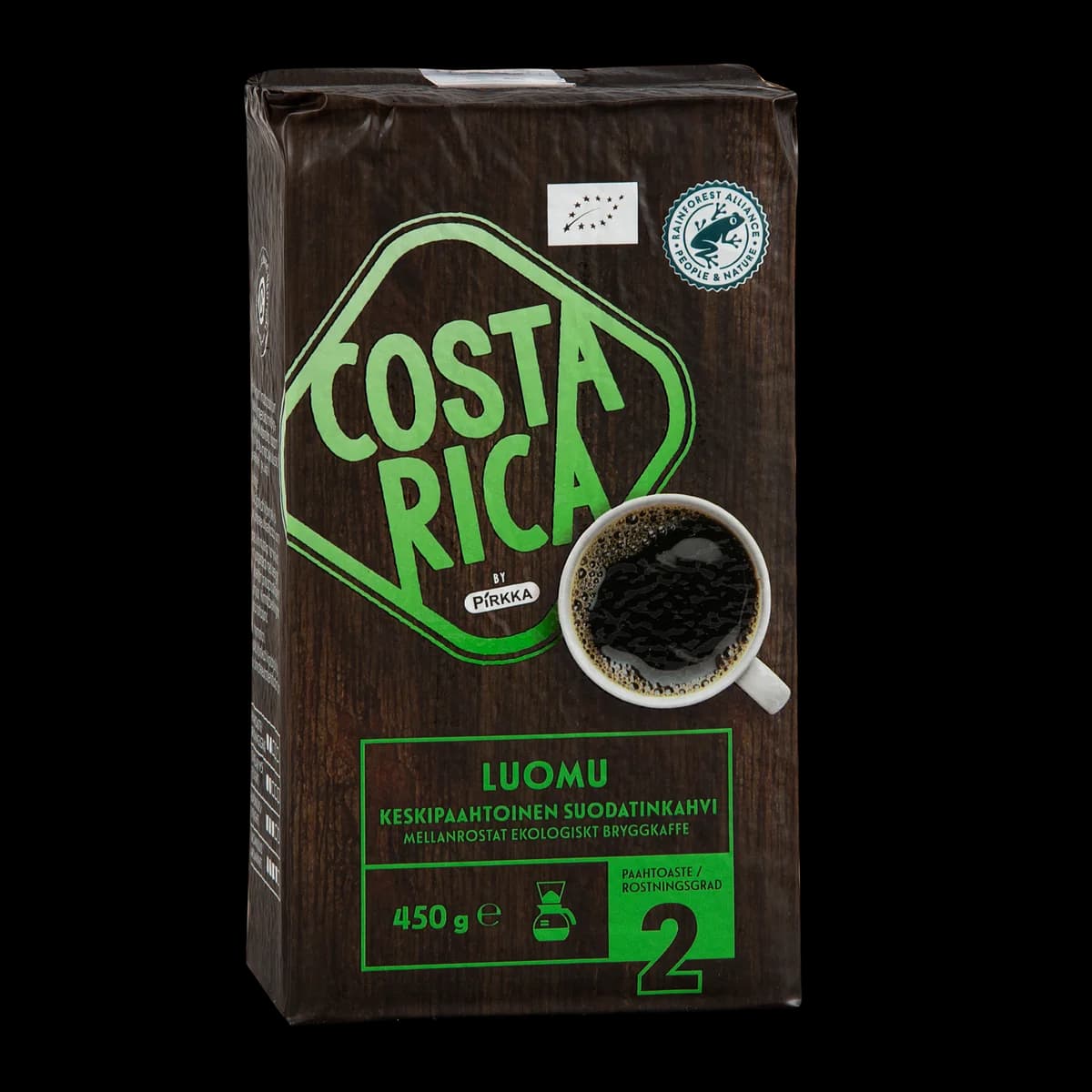 Esimerkkituote: Pirkka Costa Rica luomu