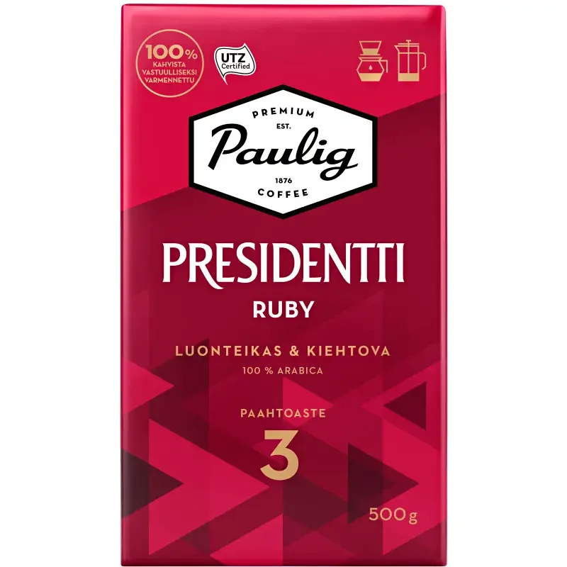 Esimerkkituote: Paulig Presidentti Ruby